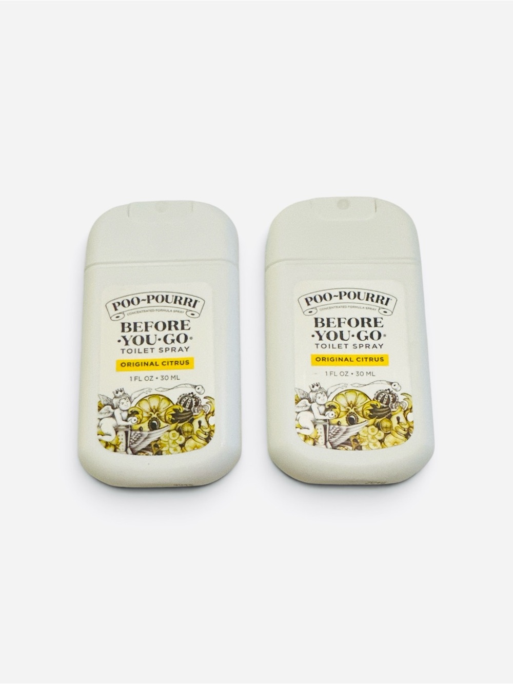 Poo-Pourri Original Citrus Pocket Toilet Spray Travel Size Bundle of 2